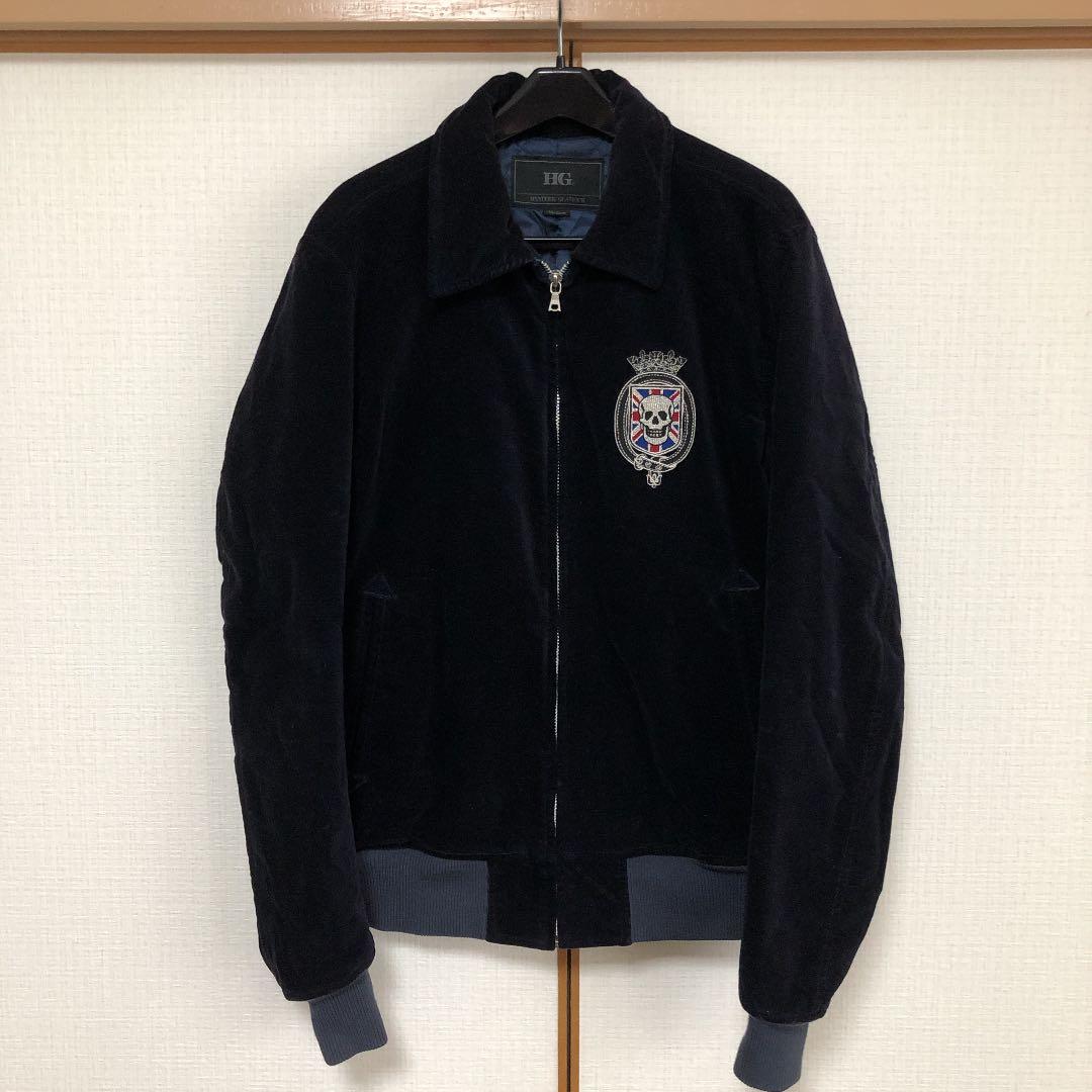 ヒステリックグラマーHYSTERIC GLAMOUR 刺繍ベロアジャケット