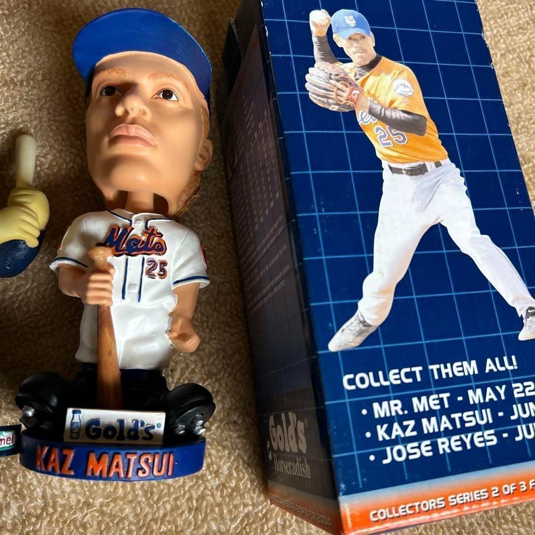 超貴重 球場配布ボブルヘッド人形 ダブル松井！フランコ投手
