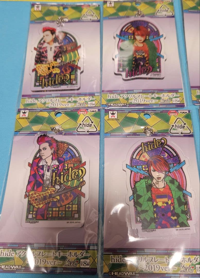 hide アクリルプレートキーホルダー 8種 XJAPAN