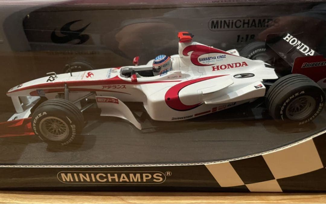 MINICHAMPS 1/18 スーパーアグリ ホンダF1 佐藤琢磨 鈴木亜久里