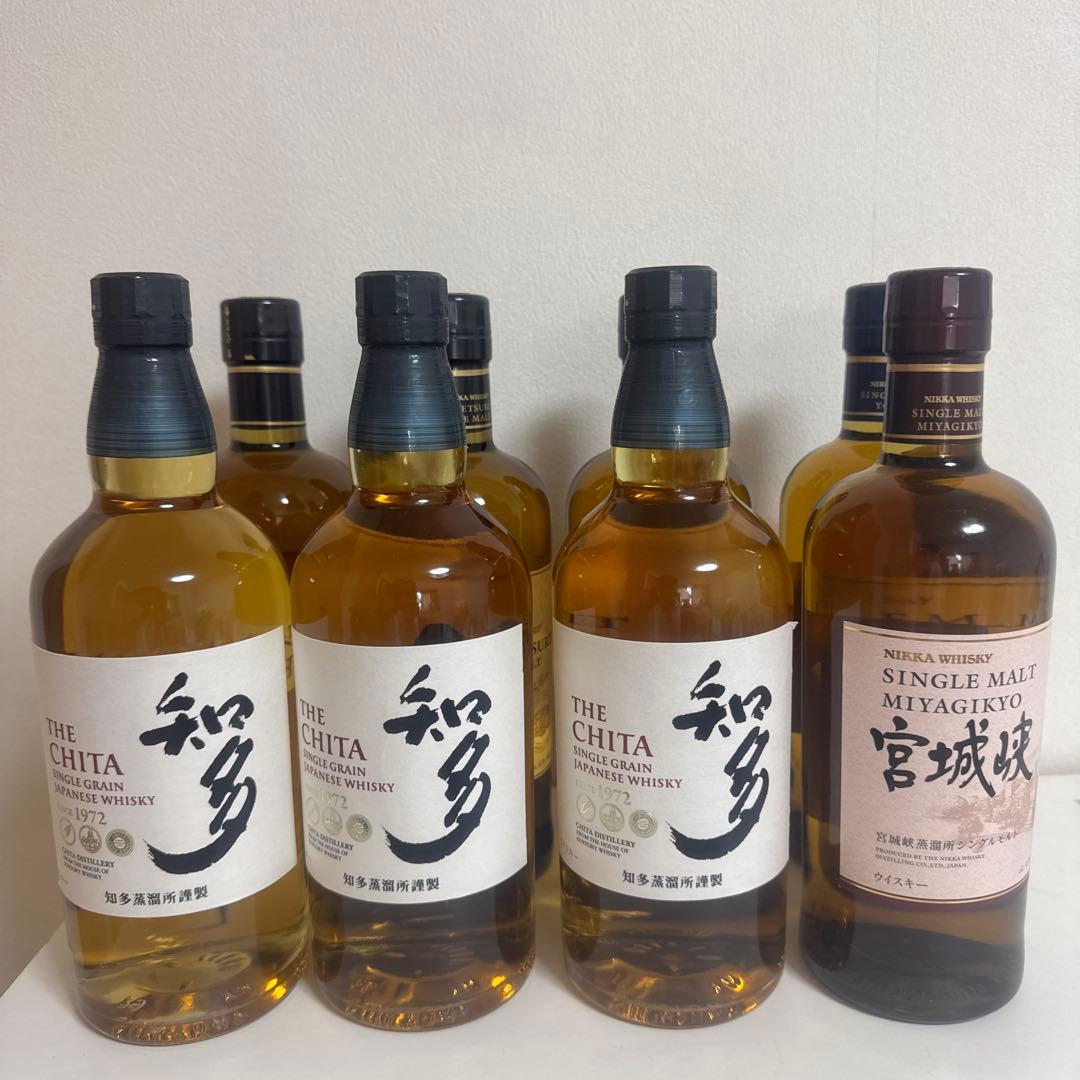 余市1本竹鶴2本宮城峡 2本知多3本8本セット 旅するニッカブレンド