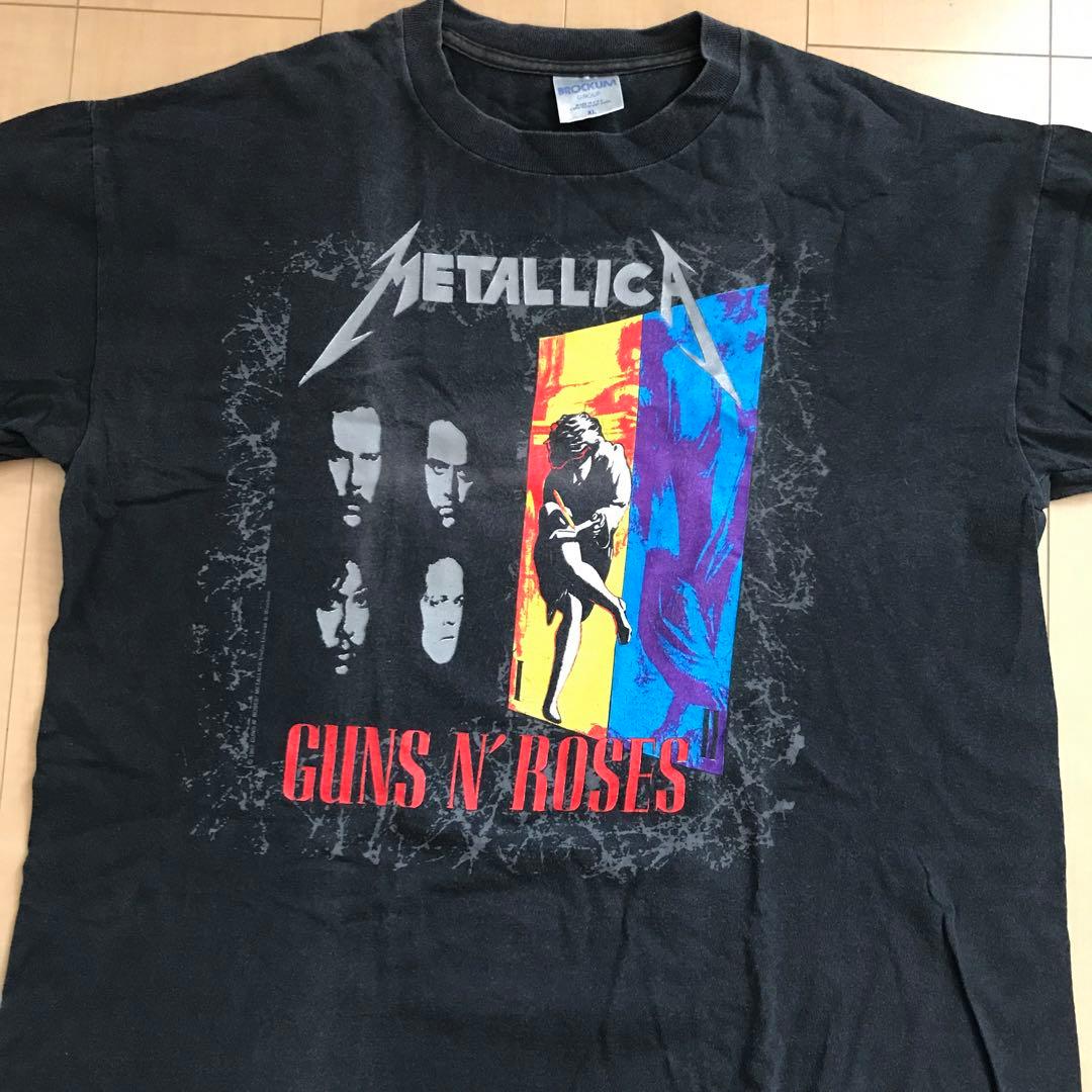 taka着用 メタリカ ガンズアンドローゼズ 1992年製ヴィンテージ T