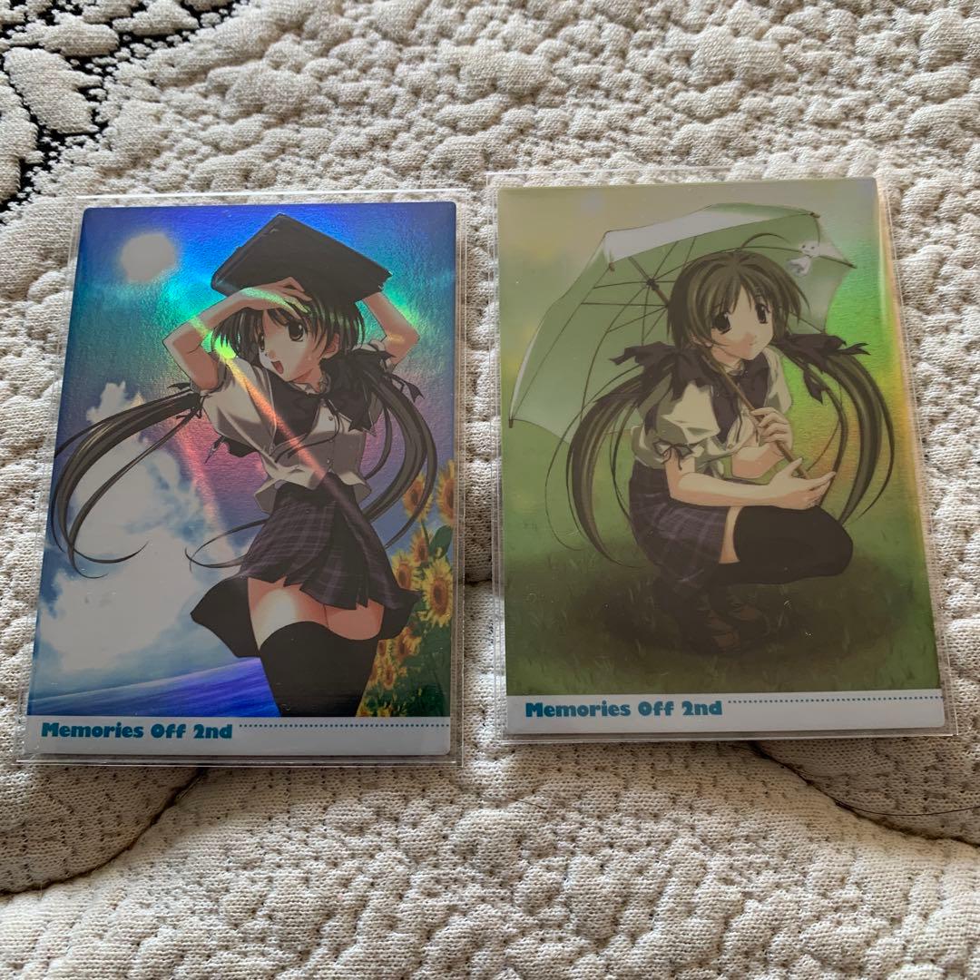Memories Off 2nd メモリーズオフ カード 2枚 - メルカリ