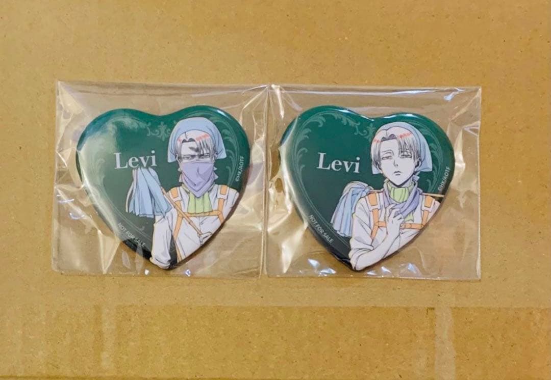 進撃の巨人 ハート型缶バッジ TSUTAYA 特典 WIT STUDIOリヴァイ - メルカリ