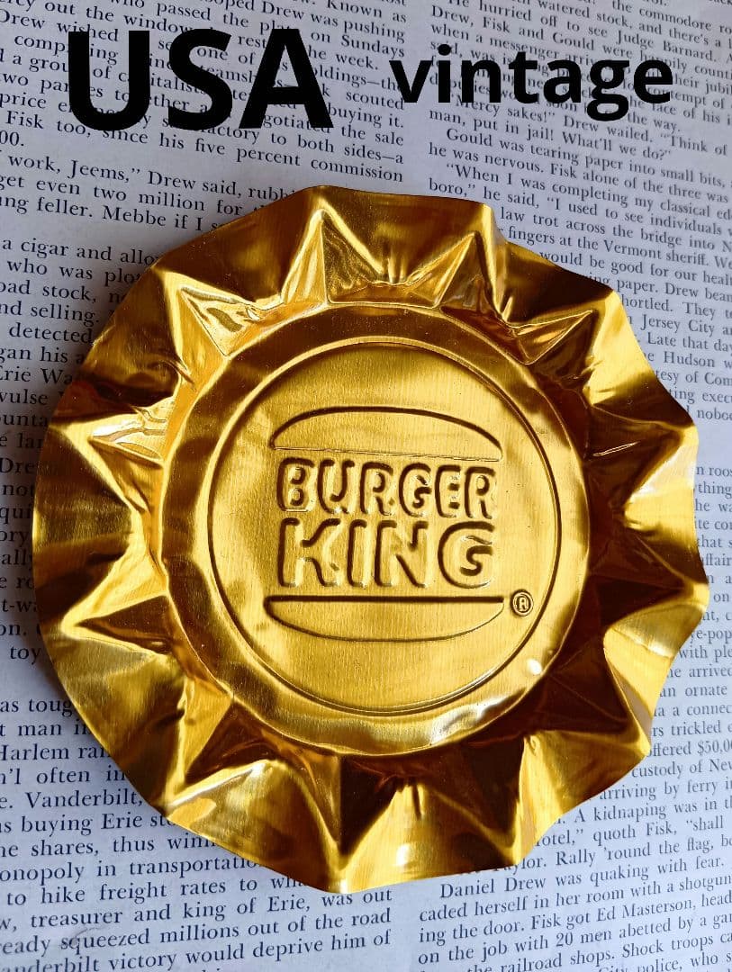 USAバーガーキング アルミ製 簡易灰皿 80〜90年代vintage灰皿 - メルカリ