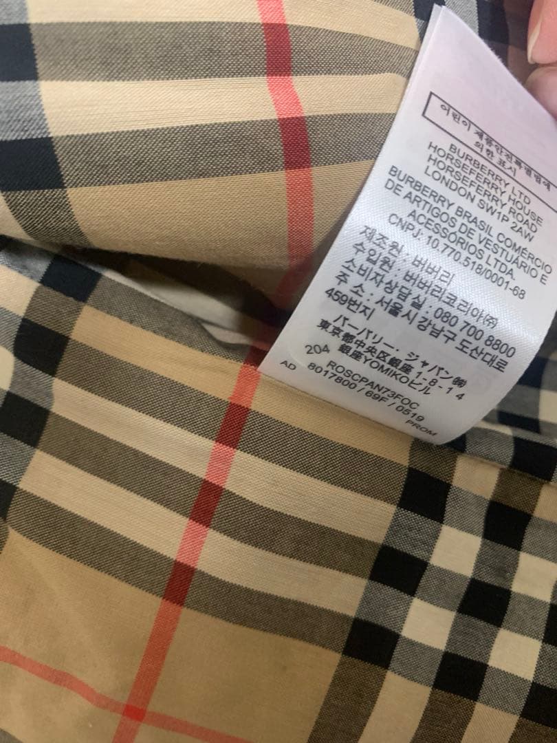 BURBERRY フード付きダッフルコート90
