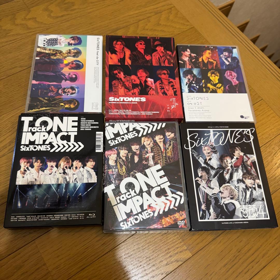 ミュージック SixTONES LIVE DVD SixTONES LIVE DVD 初回盤 まとめ売り SixTONES LIVE DVD 初回盤