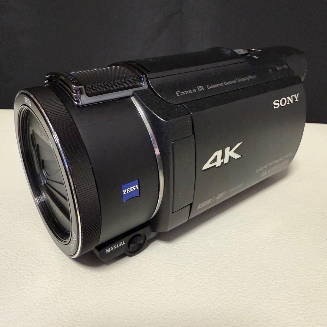 美品 SONY FDR-AX55 ビデオカメラ 4K ほぼ未使用　ソニー