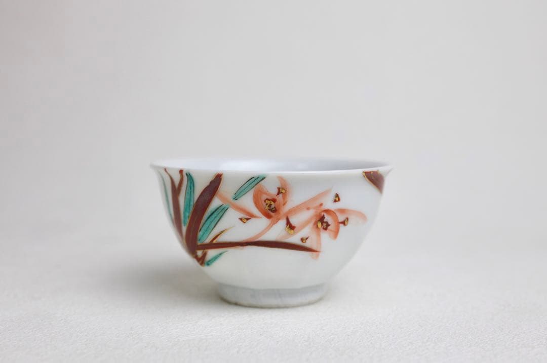 清水 六兵衛？ 面取 蘭絵 急須 煎茶道具 - メルカリ