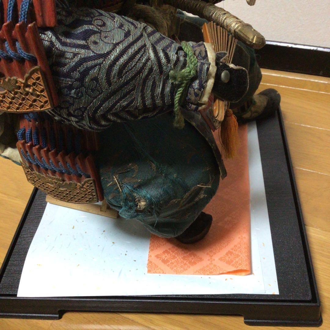 武者人形 五月人形 加藤清正 骨董 アンティーク 江戸 明治 武士 武将 侍