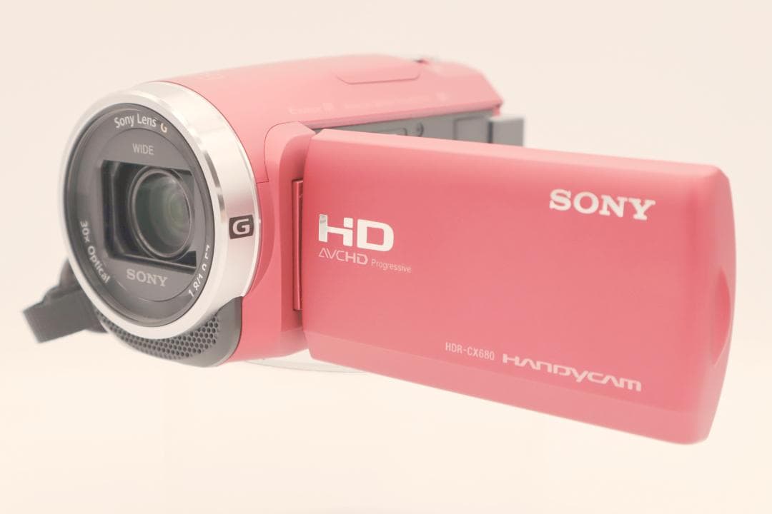 【極上品 & 動作確認済】SONY Handycam HDR-CX680 レッド