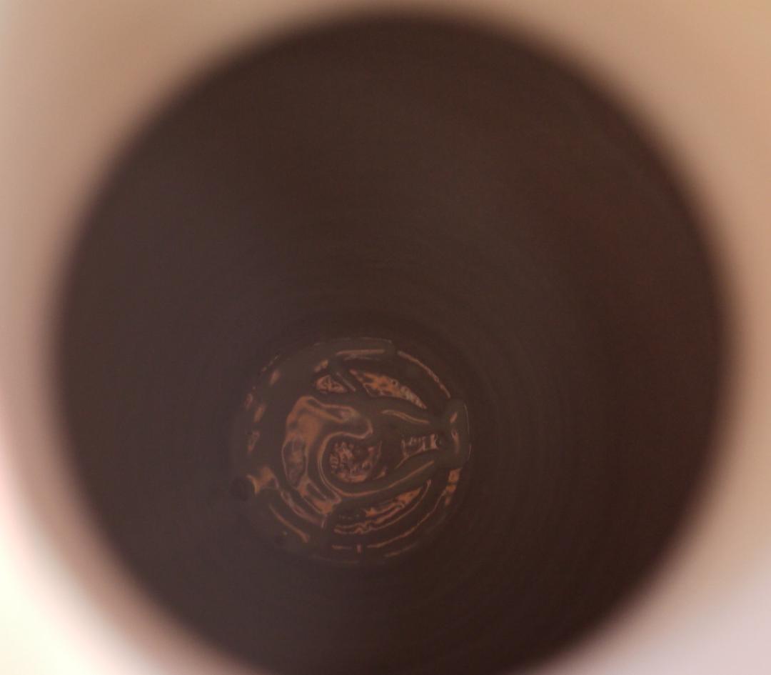 タラベラ焼　陶器花瓶　スペイン　デルフトブルー　マジョリカ　アラベスク花唐草