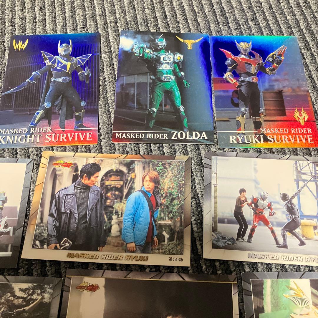 【希少レア】仮面ライダー龍騎トレーディングカード 23枚セット レアあり