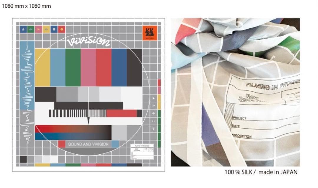 【新品】vivision scarf “SOUND&VIVISION” スカーフ