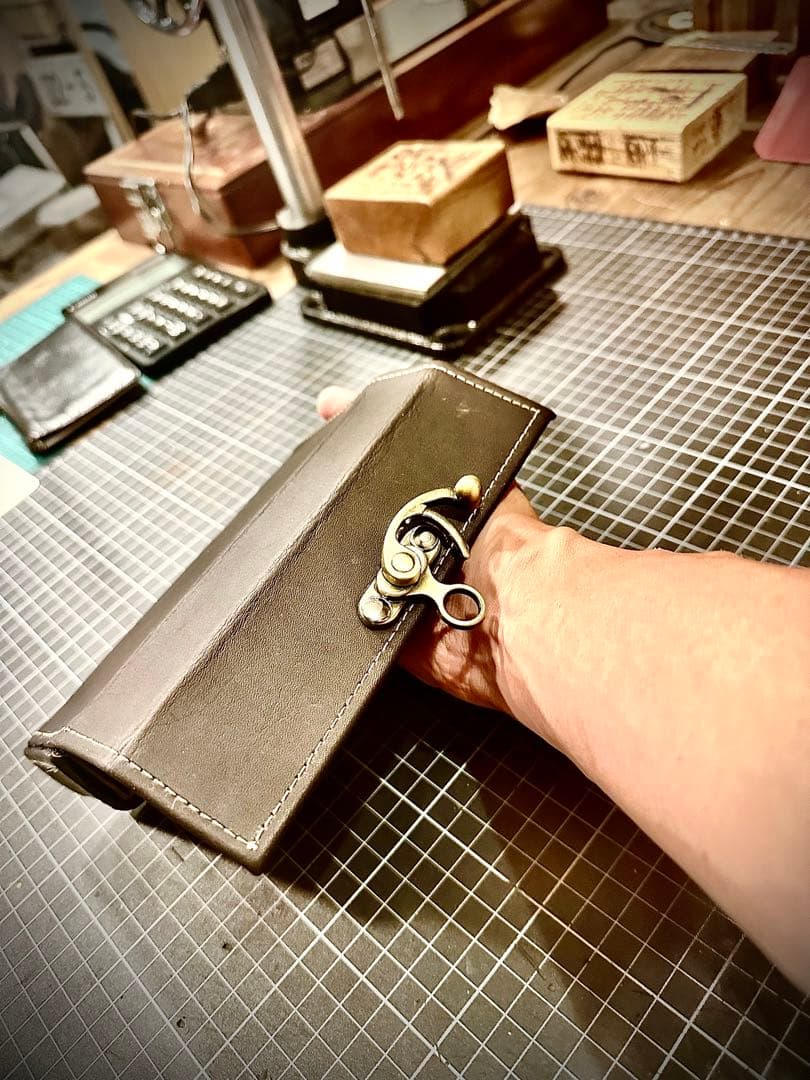 Pvt.Workshop 本革 マジシャン ケース 本革 極 デッキケース ダーク