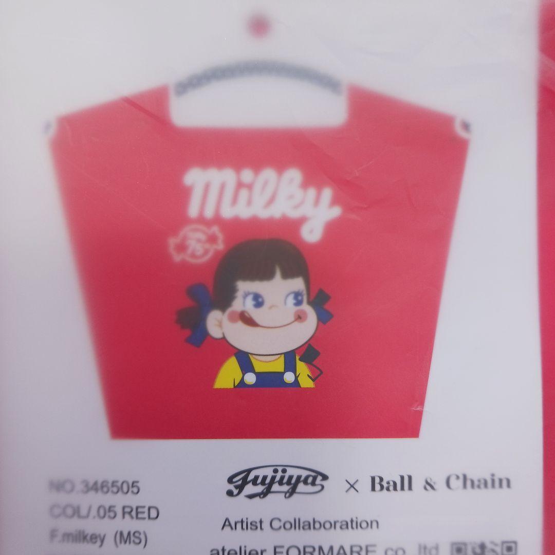 Ball&Chain×不二家 ペコちゃん ミルキー MSサイズ レッド 赤 - メルカリ