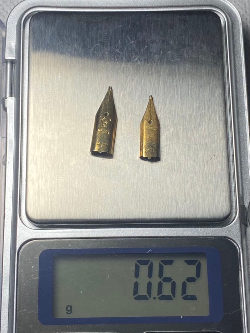 No.115 金無垢18K 0.62g 14k 1.19g 金 24K 純金