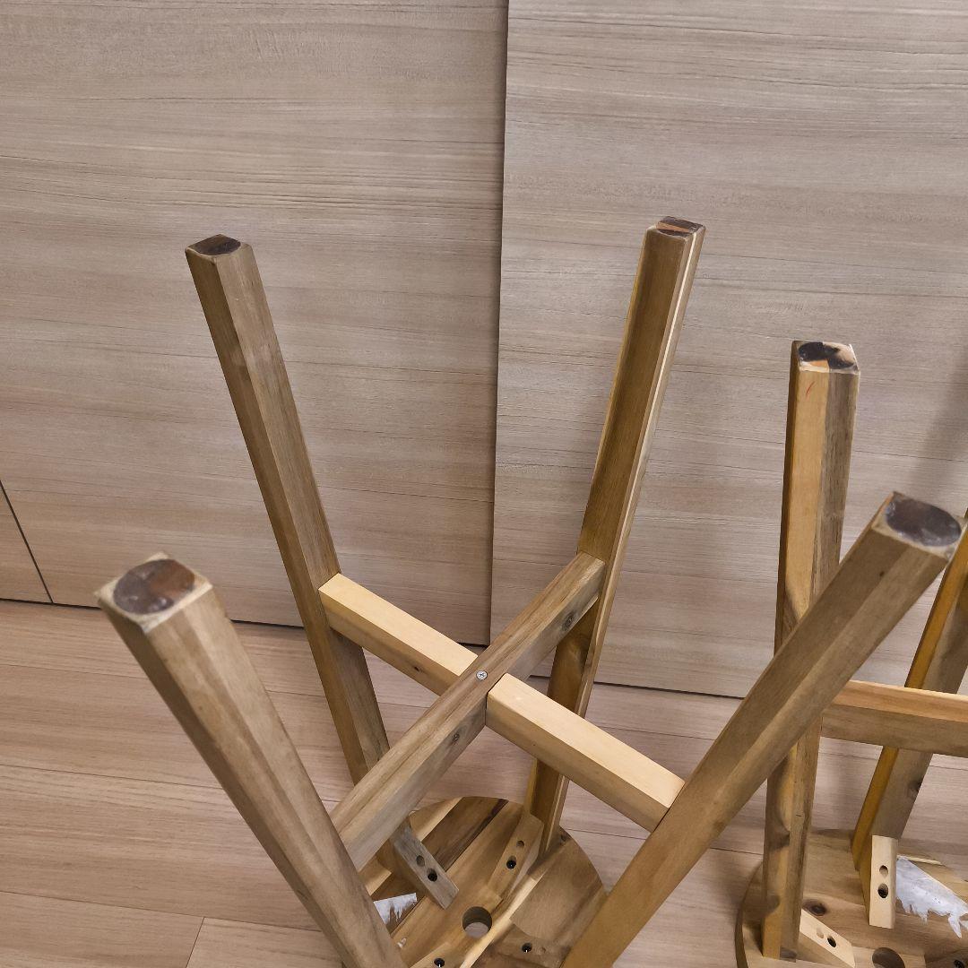 IKEA SKOGSTA ハイスツール　カウンターチェア　2脚セット