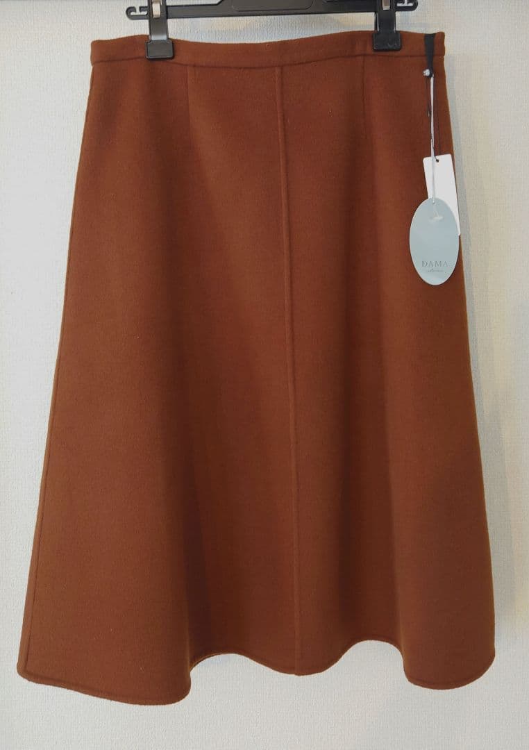 DAMACollection　ダーマコレクション　ウールスカート　ブラウン