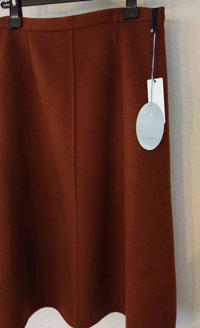 DAMACollection　ダーマコレクション　ウールスカート　ブラウン