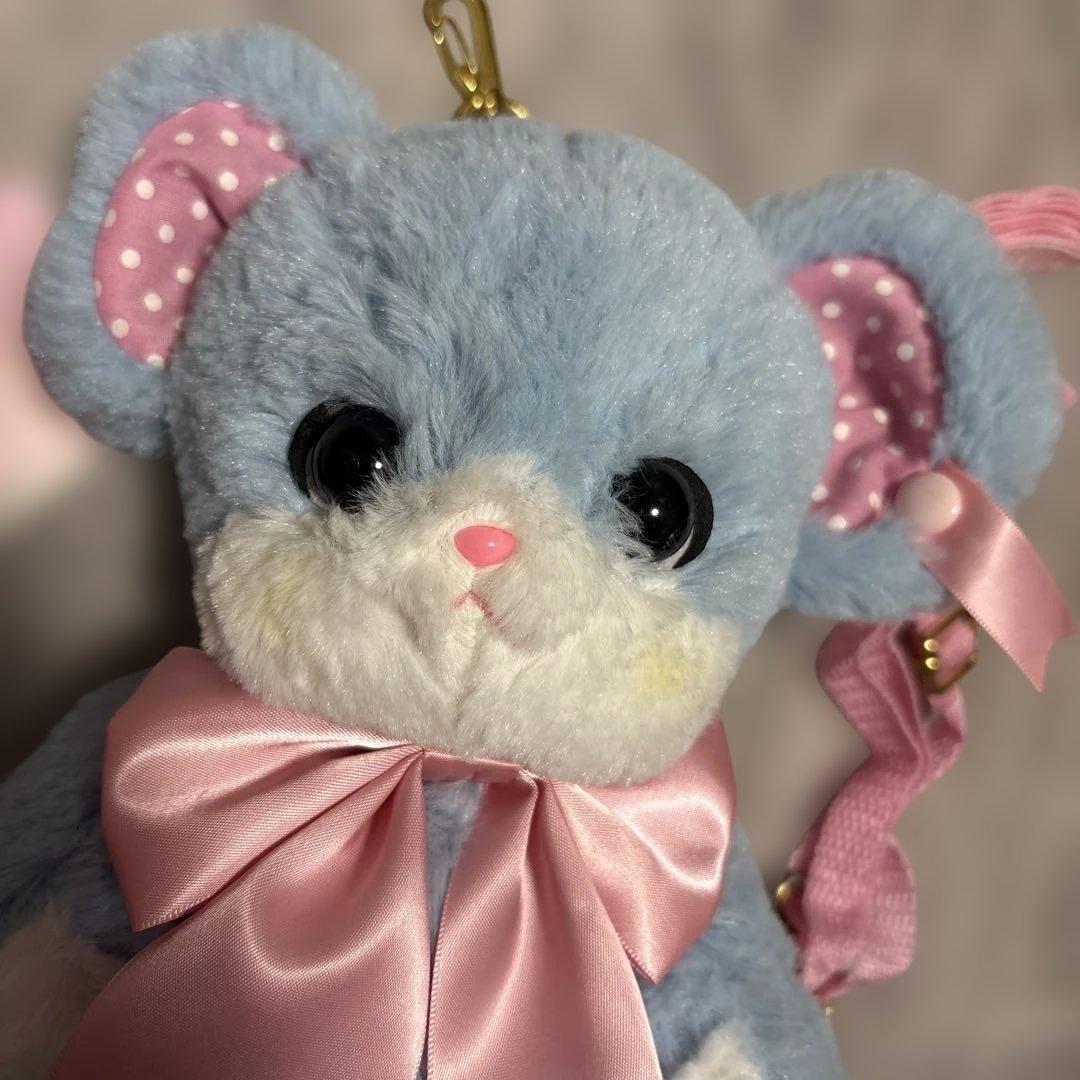 【未使用タグ付き】はにかみベアポシェット【アンプリ】