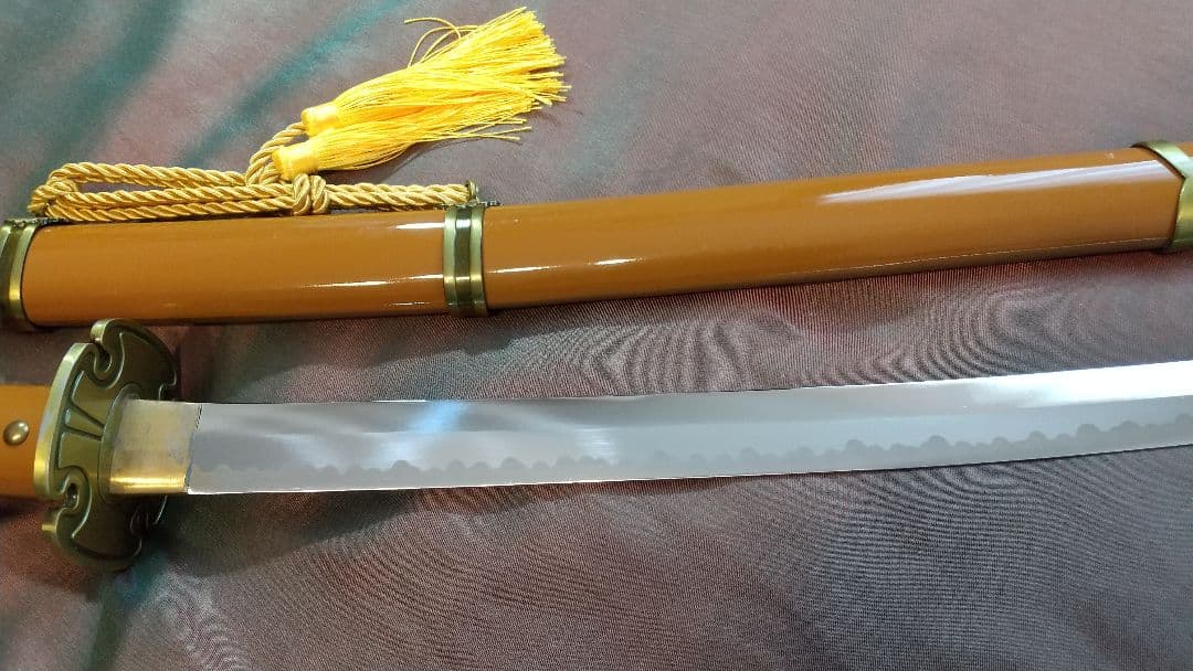 ☆格安☆【金属刀身】髭切 模造刀 武具 日本刀 刀剣乱舞 コスプレ 模擬刀 刀剣