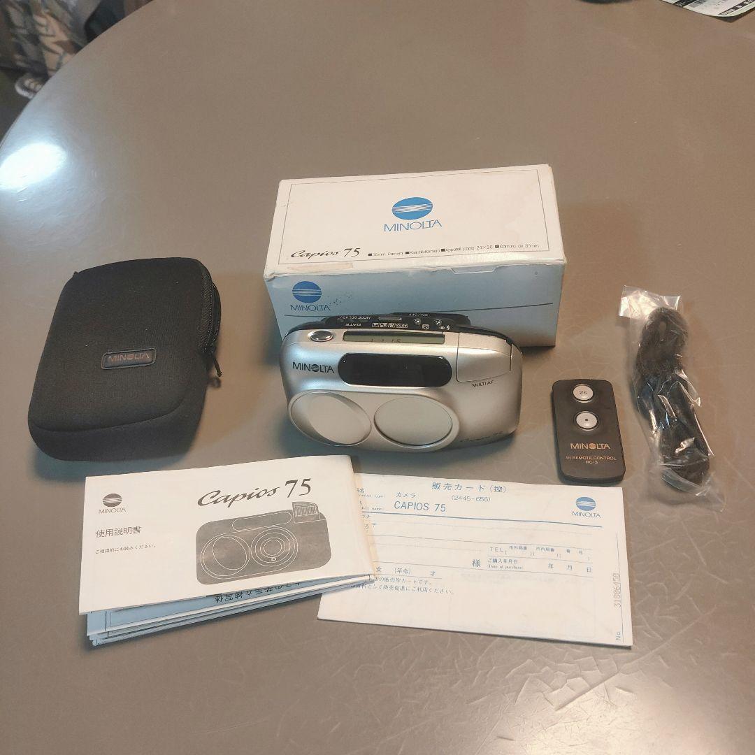 極美品 Minolta Capios75 ミノルタ コンパクト フィルム カメラ - メルカリ