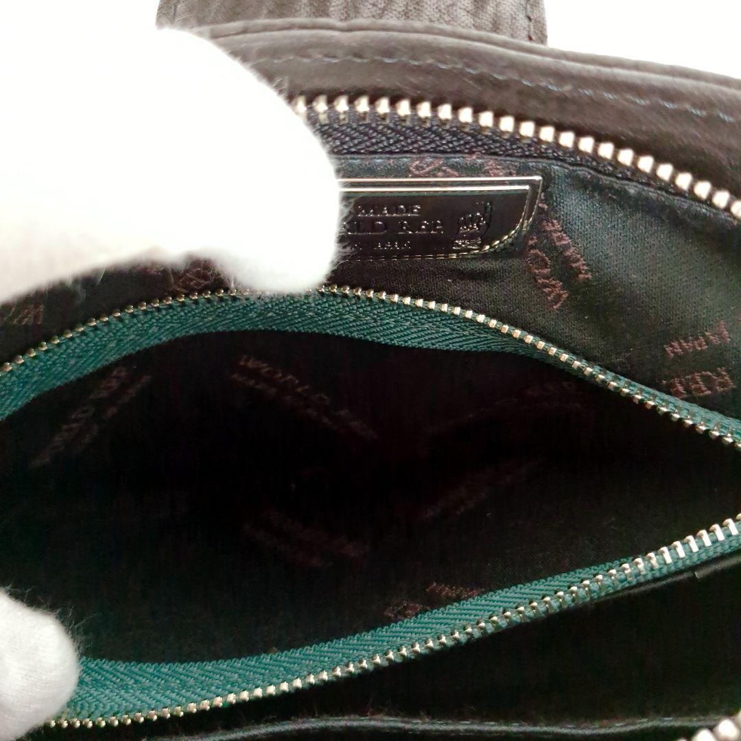 極美品✨️JRA認定　シャークレザー　本革ハンドバッグ 2wayショルダー　黒