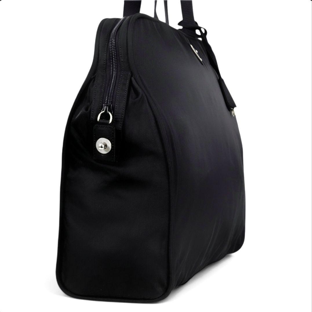 美品 プラダ 三角ロゴ テスート ビジネスバッグ トートバッグ