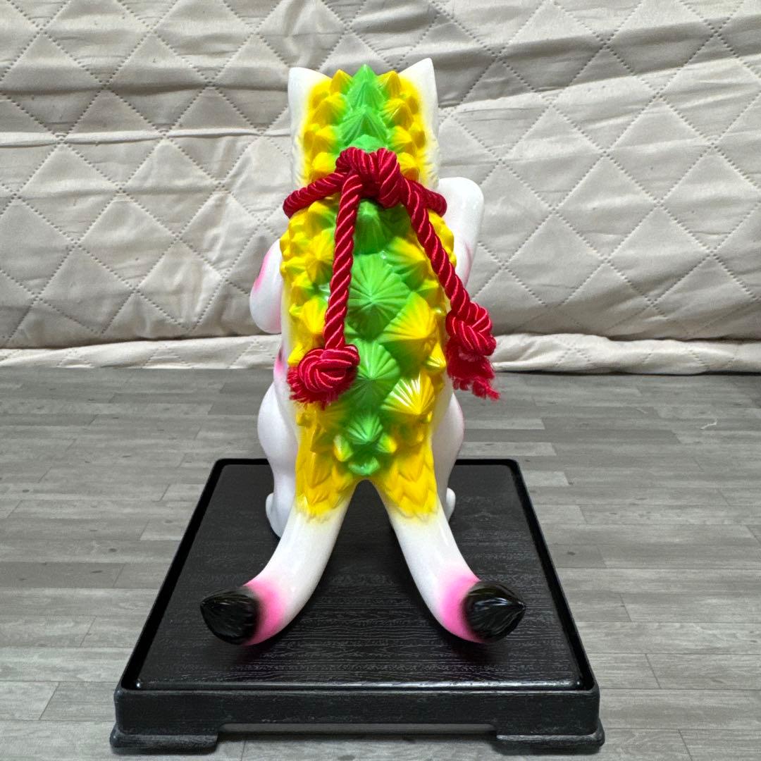 小夏屋　大王ネゴラ　招き猫　ソフビ　ピンク招き猫ver.