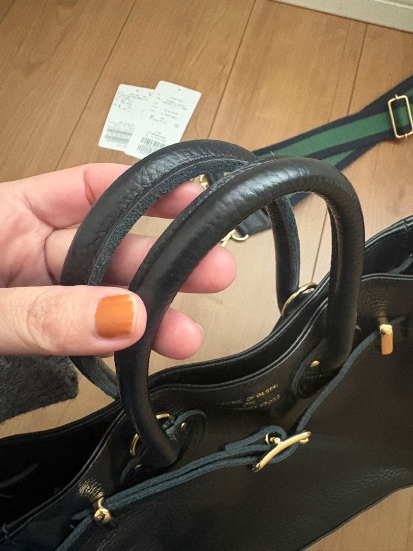 FRAMeWORK 【YOUNG&OLSEN】別注ストラップ付きベルト バック