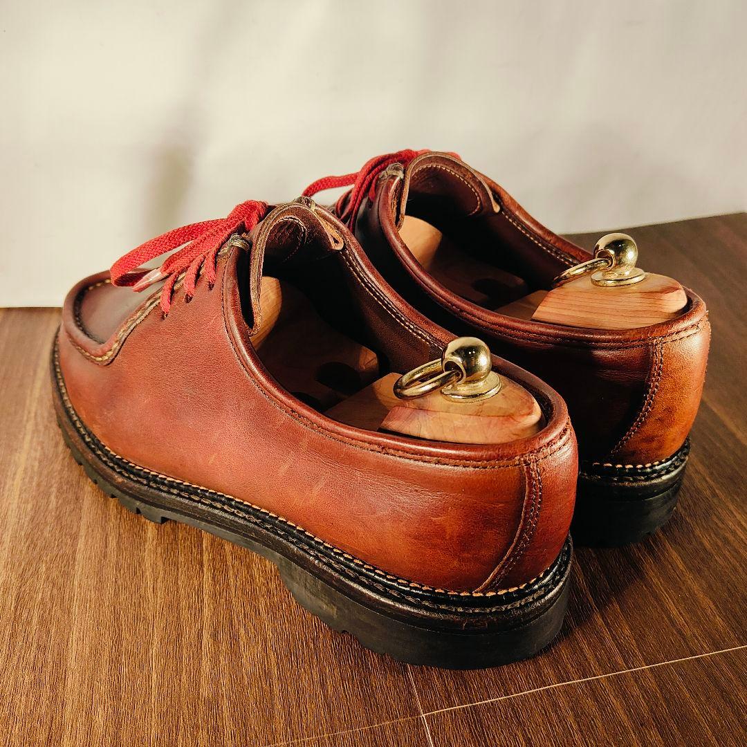 【高級ヴィンテージ】国内レザー工房製　Uチップ厚革オイルドレザー シャンボード系