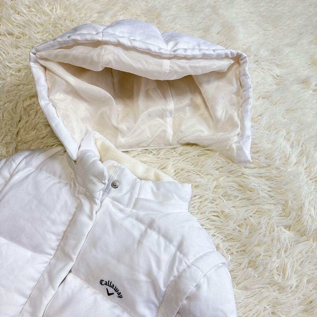 【キャロウェイ】美品 セットアップ ダウン ホワイト Mサイズ レディース