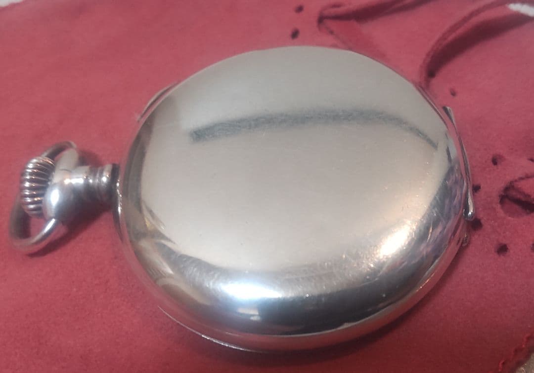 H*e様 ヴィンテージ銀無垢懐中時計 精工舎（不動ジャンク品）