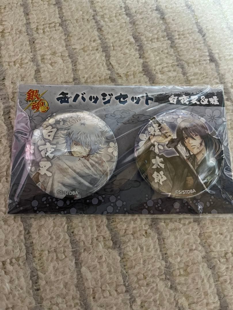 銀魂 白夜叉＆桂缶バッジセット