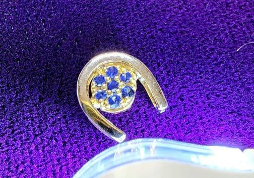 う*ん様 GSTV⭐ルビー•サファイアのリバーシブルペンダントトップRBSA約0