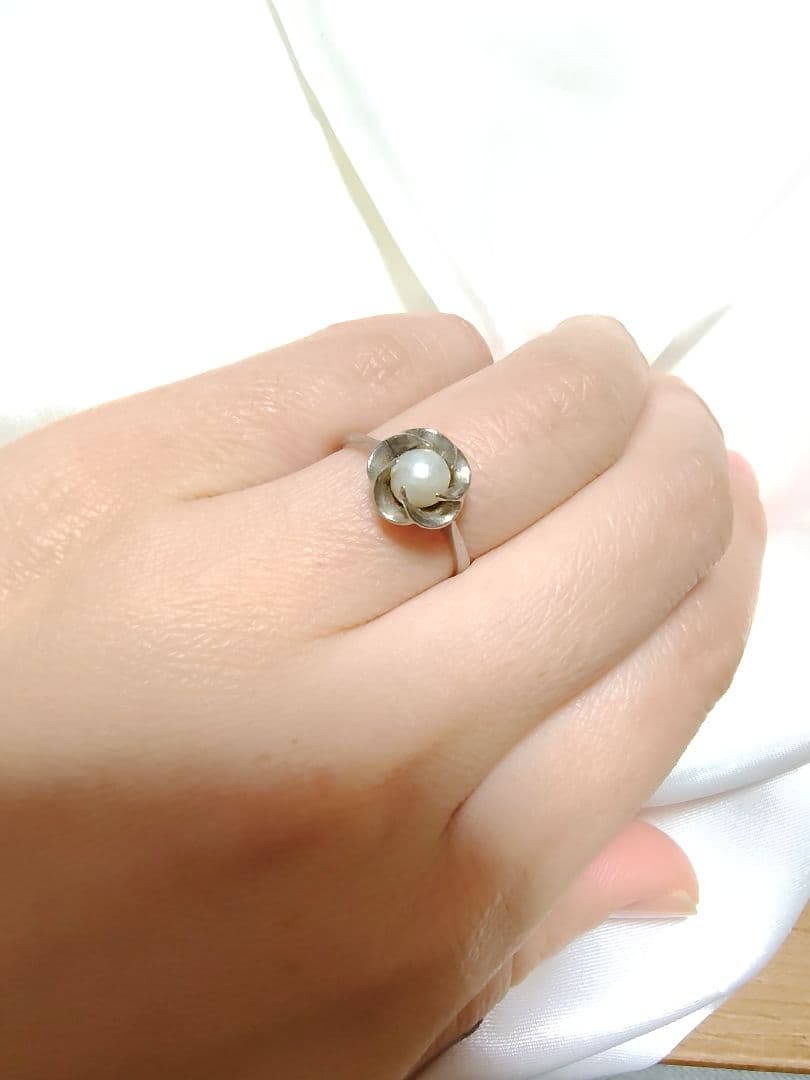 spm 刻印　捻り梅パールリング