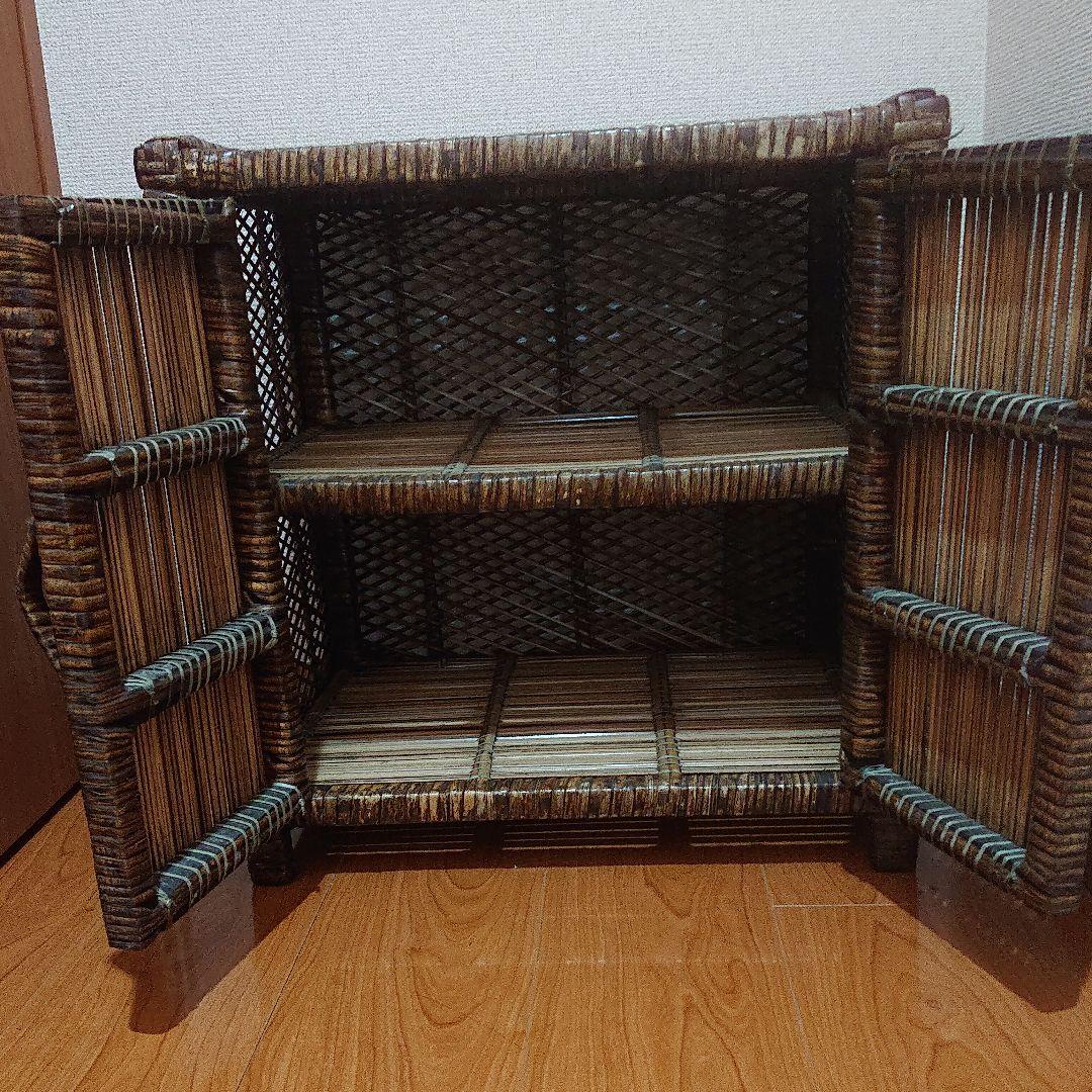 川*己様 ☆値下げ☆ バンブーキャビネット 飾り棚 家具 アジアン家具