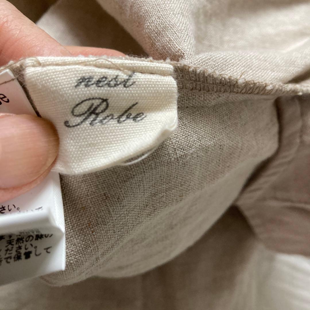 ネストローブ　リネン　サルエル