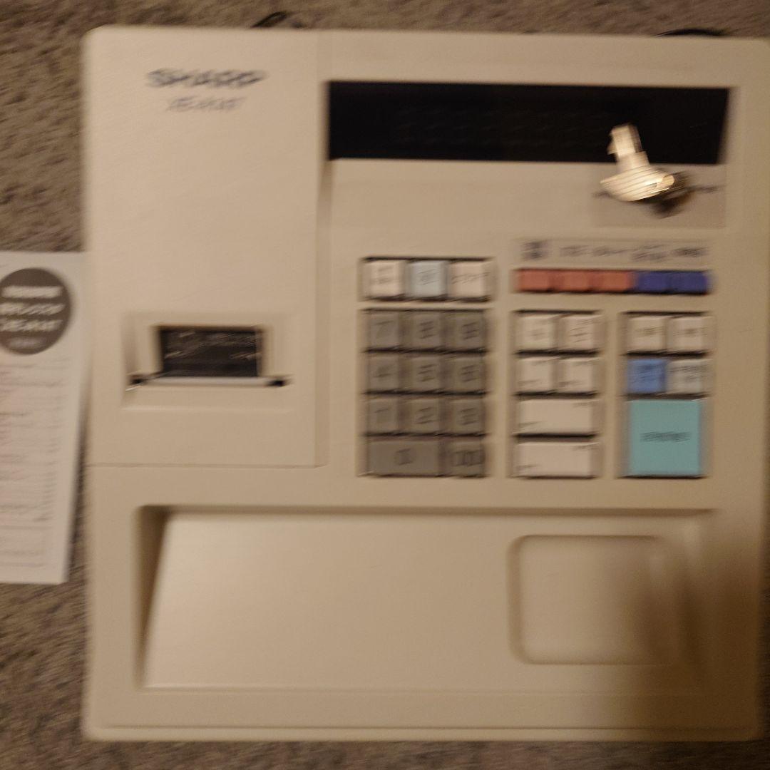 SHARP XE-A147 レジスター 取扱説明書付き 事務・店舗用品