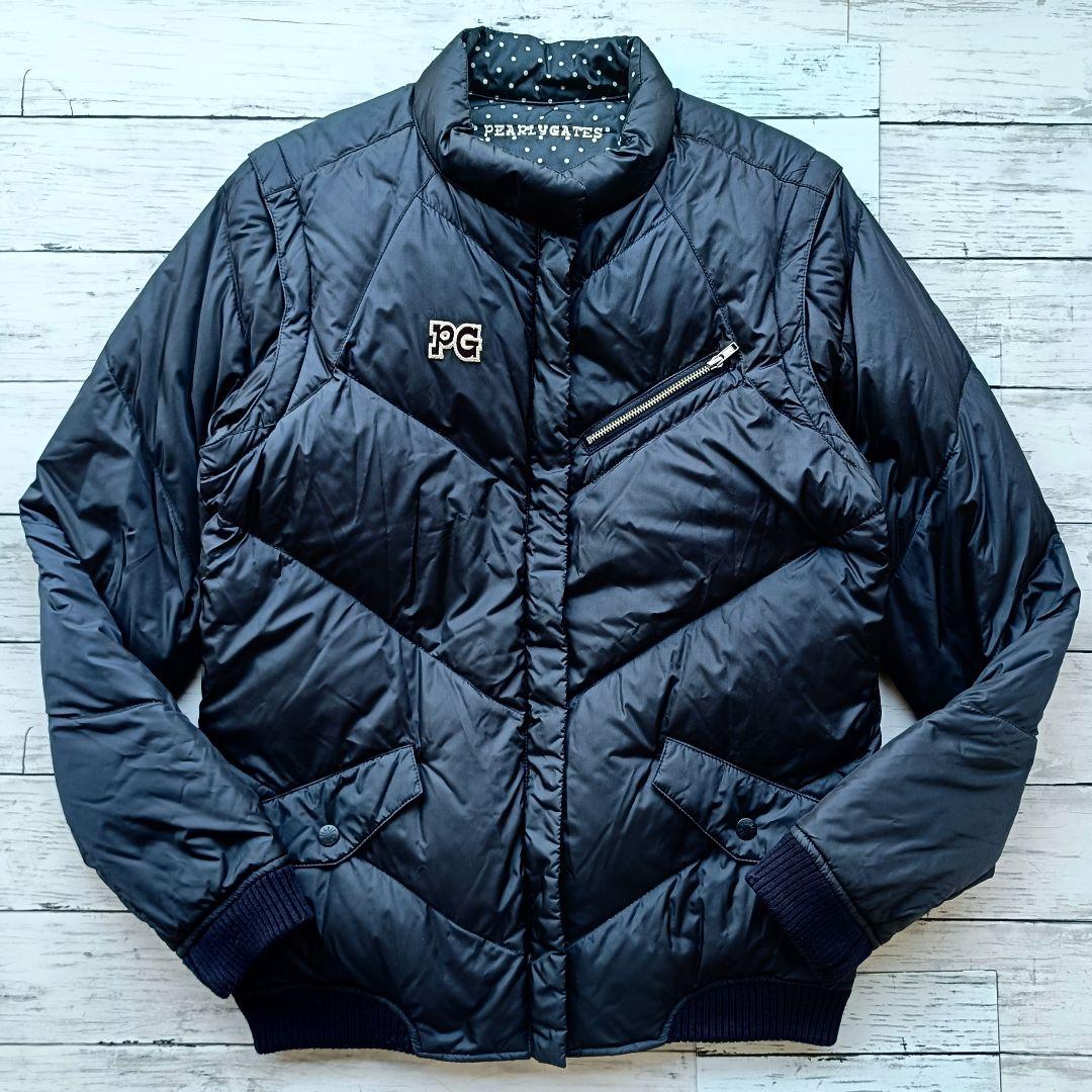 美品✨4way パーリーゲイツ リバーシブル ダウンジャケット ベスト 1サイズ