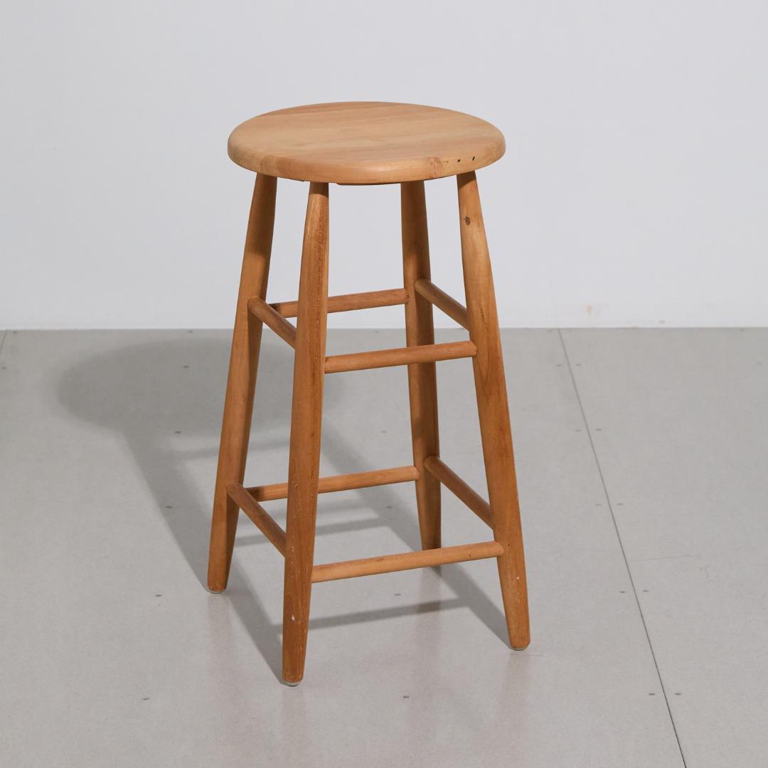 スツール　ハイスツール　天然木