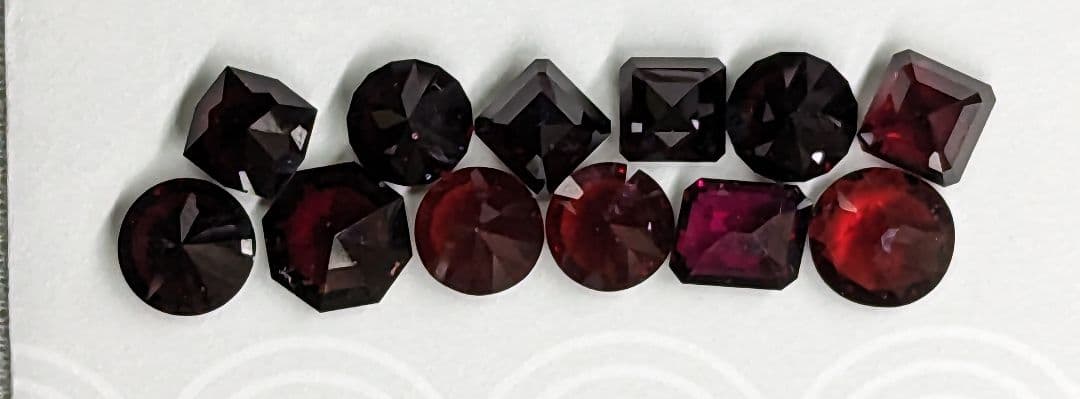 ガーネット 12石 19.4ct 1.5–1.7ct 天然石 ルース