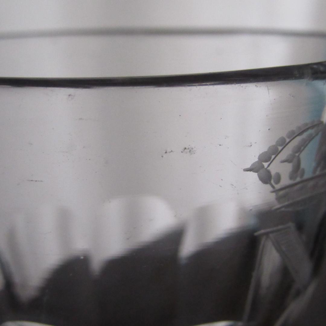 アンティークバカラ 1900年頃「Conique」モノグラム 希少品 No,1