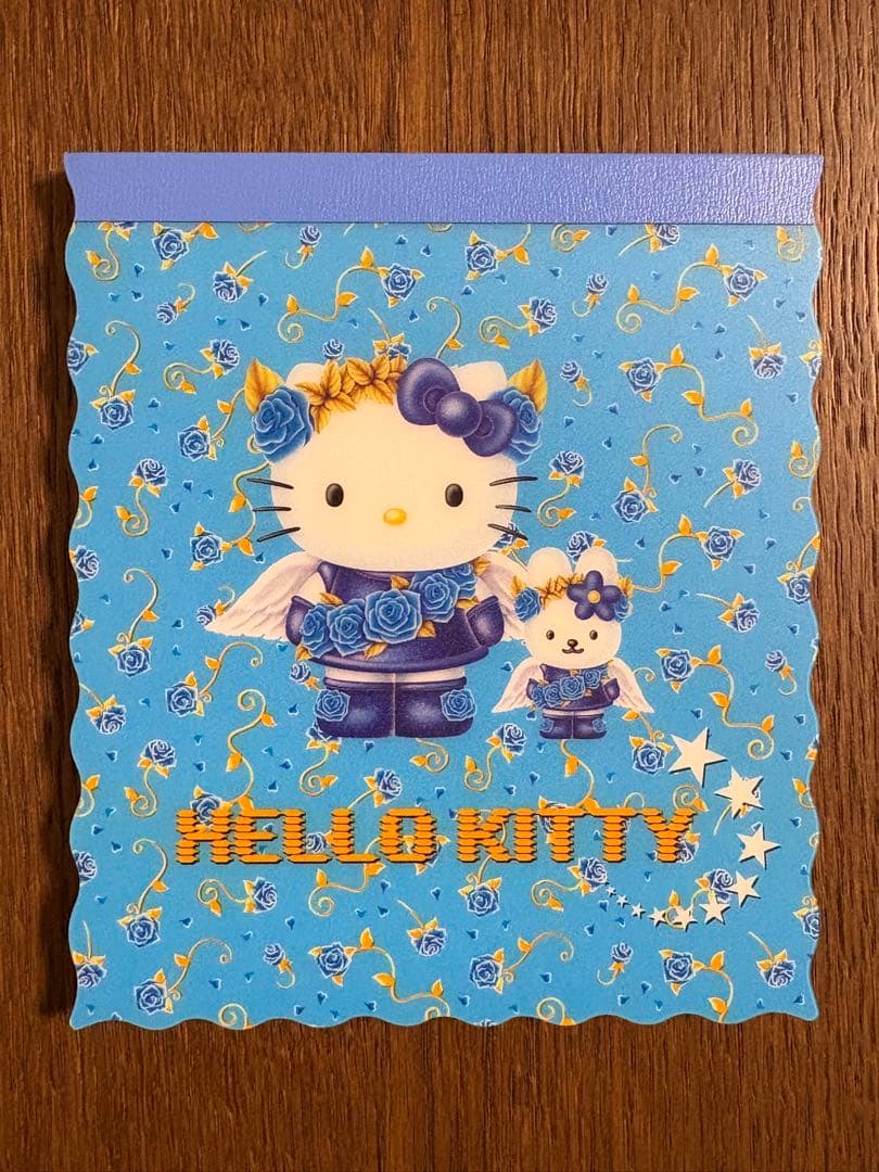 レア♡サンリオ♡キティ ブルーローズ ウイング メモ 2001年
