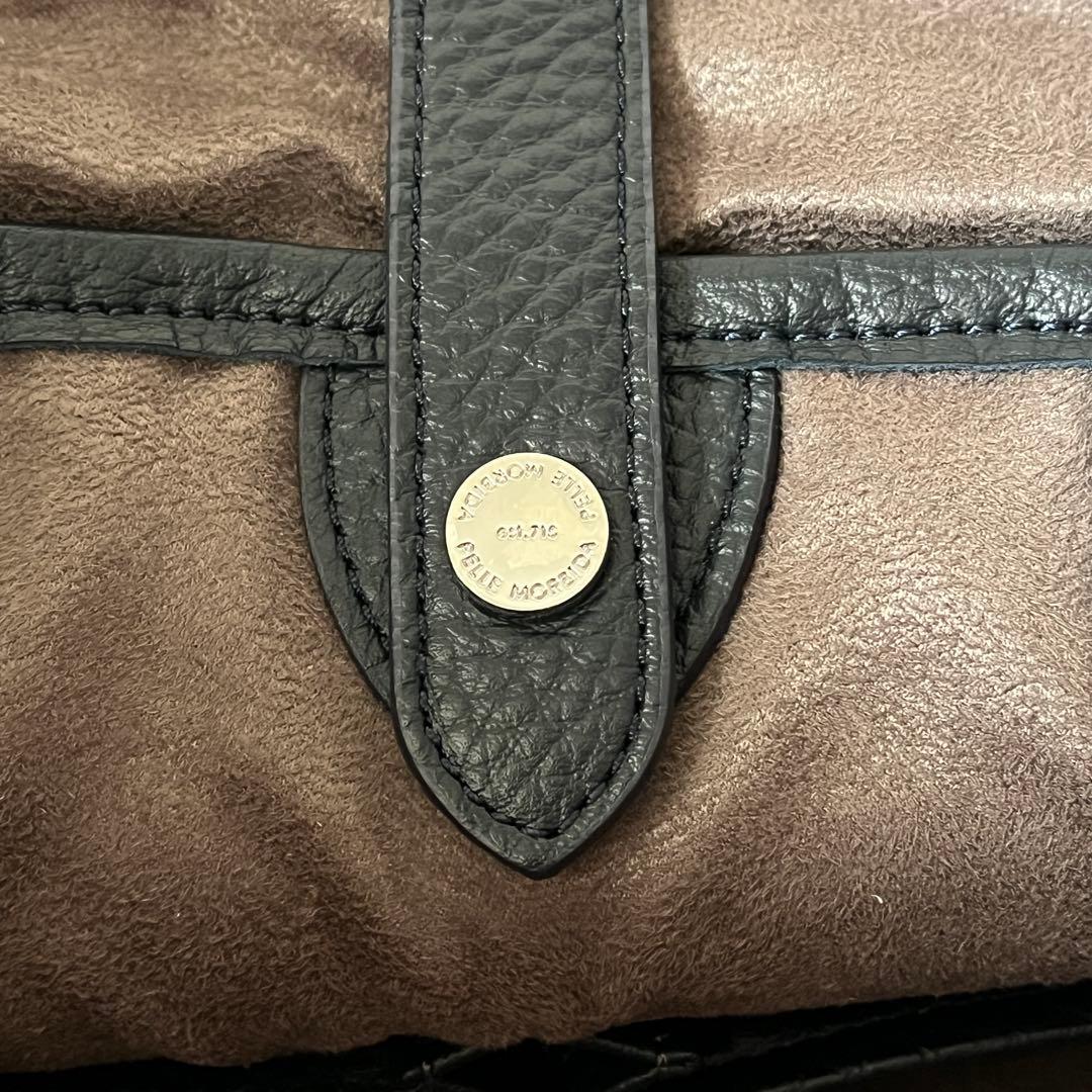 新品未使用✨ペッレモルビダ　トートバッグ　メイデンボヤージュ　ネイビー　シボ革