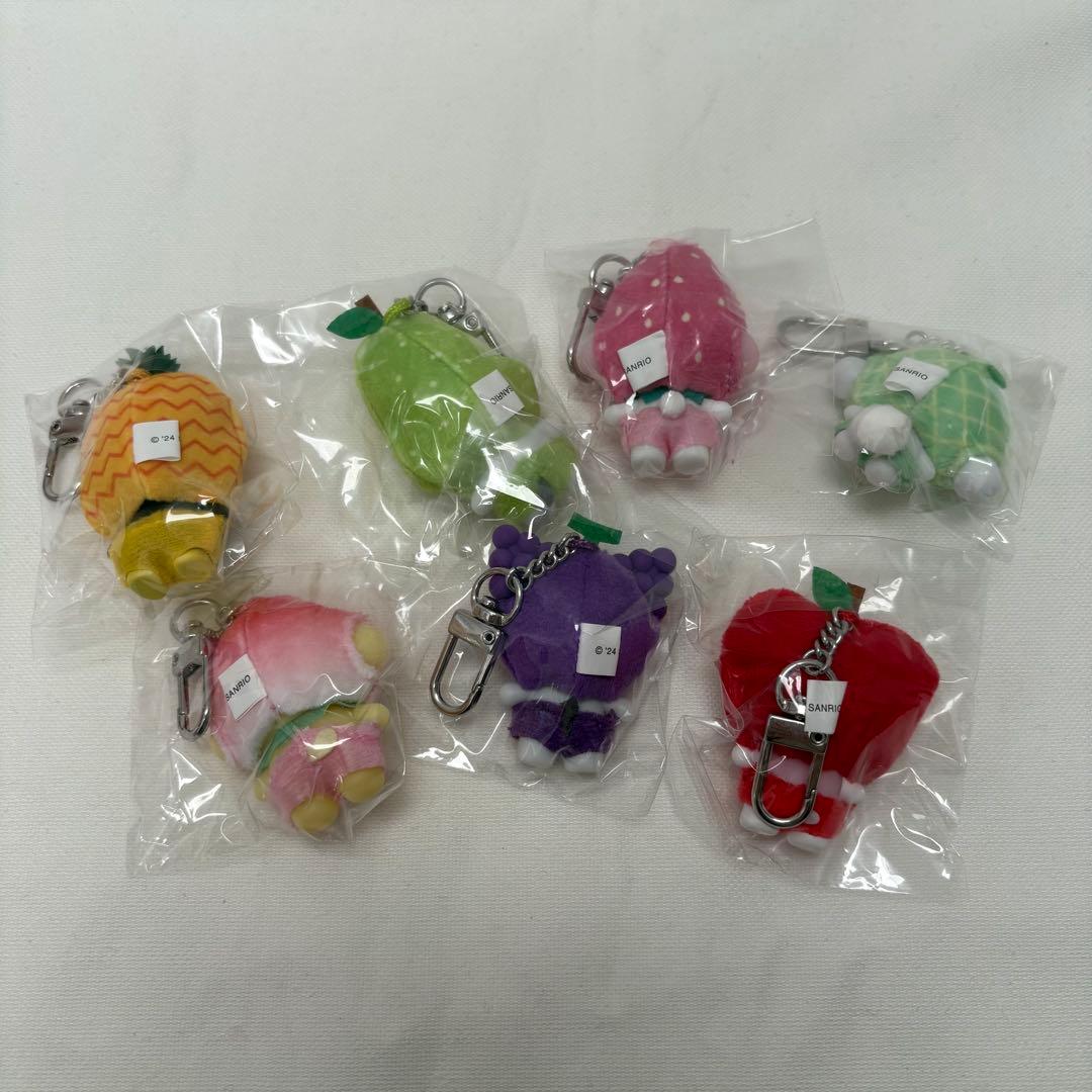 サンリオ ちびっとも キーホルダー くだもの 7種