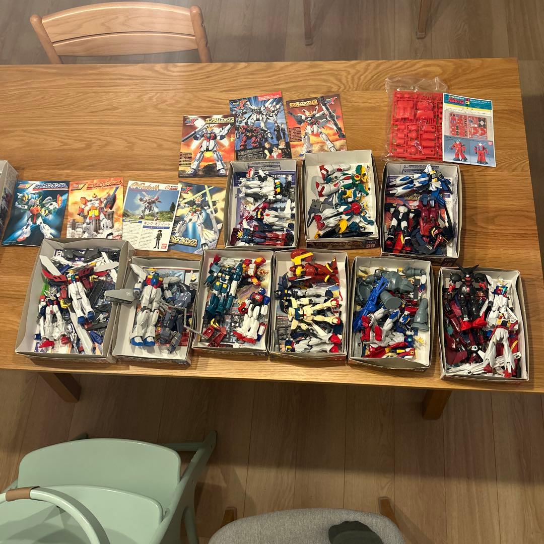 ガンプラセット ごちゃ混ぜ　当時もの ガンプラセット ごちゃ混ぜ 当時もの