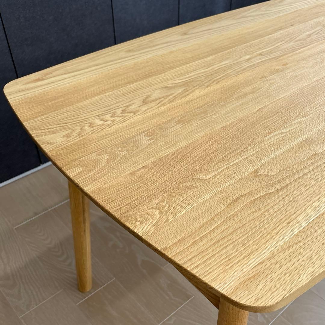 【キズなし・美品】unicoウニコ SOLKソルク ダイニングテーブルW1400