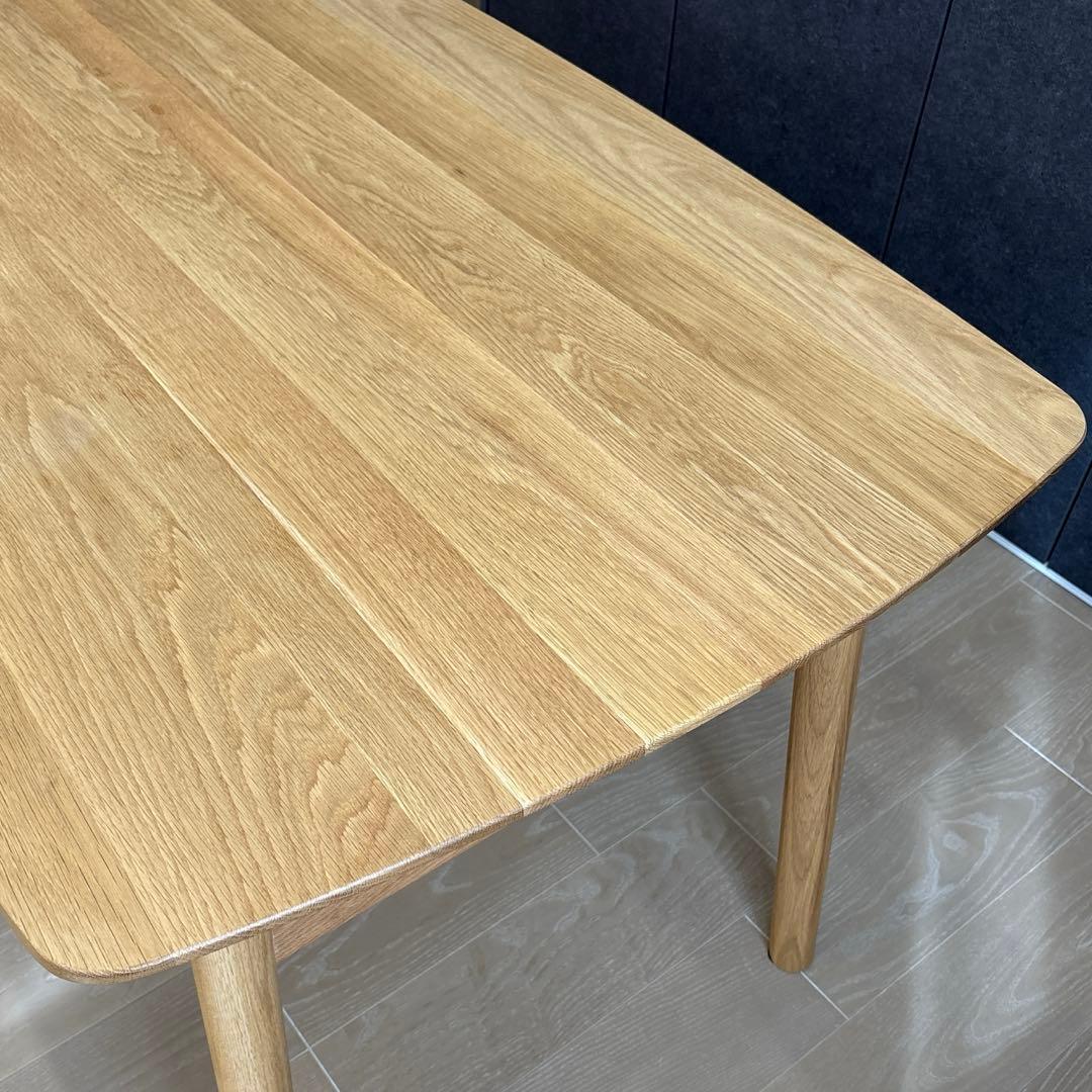 【キズなし・美品】unicoウニコ SOLKソルク ダイニングテーブルW1400